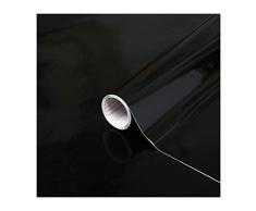 d-c-fix vinilo adhesivo muebles Negro unicolor brillante autoadhesivo impermeable decorativo para cocina, armario, puerta, mesa papel forrar rollo láminas 67,5 cm x 2 m