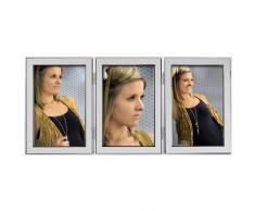 Hama Philadelphia 3X 13x18 cm Plata Portafotos múltiple - Marco (Metal, Plata, Portafotos múltiple, 13 x 18 cm)