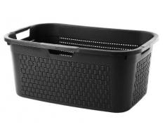Rotho - Cesto para la colada (40 L), color negro