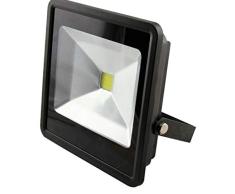 LEOFLA 20 W luz Blanca frÃ­a Slim Foco de LED Alta luminosidad para Exterior, Variable, Media