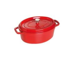 STAUB Cocotte Ovalada, Hierro Fundido, Cereza, 29 cm