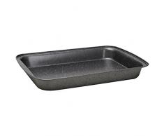 Bergner Bake Marble Molde para Horno, Acero, Gris, 35.5 x 24 x 4 cm