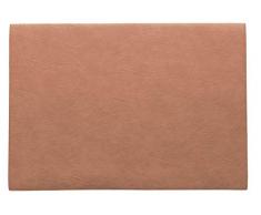 ASA Vegan Leather Juego de Mesa, Poliuretano, Coral, 46 x 33 cm