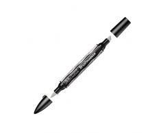 Winsor & Newton Rotulador BrushMarker, Cool Grey 2 (Cg2), Gris