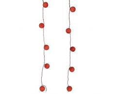Blachere a793r cortina con 25Â bolas terciopelo rojo