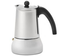 Monix Eterna Cafetera Italiana 10 Tazas, Acero Inoxidable, Gris, 12 cm