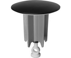 Cornat TapÃ³n de desagÃ¼e Universal para lavabos, diÃ¡metro de 63,5 mm, para accionamiento de Barras de tracciÃ³n, Aspecto Negro Mate, tapÃ³n para desagÃ¼e de Lavabo, TEC317416