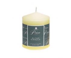Prices Velas - Vela de altar - 100 mm x 80 mm - Sin perfume - Hasta 50 horas de combustión - Sin humo y sin goteo