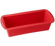 Dr. Oetker Flexxibel Molde Hornear Rectangular, de Silicona Platinium, Antiadherente, Apto lavavajillas, 24x8x8cm, 1ud, 24 cm