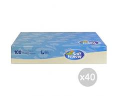 Soft, diseño de Flor Juego de 40 – Papel de Seda 2 Velos Yoda pañuelos de Papel, única