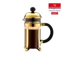 Bodum - 1923-17 - Chambord - Cafetera 3 Tazas - 0,35 l - Color Oro