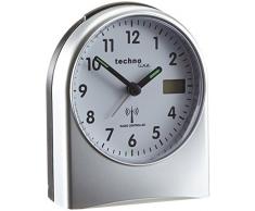 Technoline WT 755 - Despertador Controlado por Radio, Color Plateado