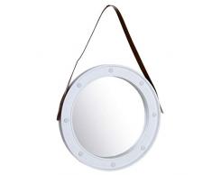 Dcasa Redondo Marco con Leds Espejos de Pared Muebles Pegatinas DecoraciÃ³n del hogar Unisex Adulto, Color, Ãºnica