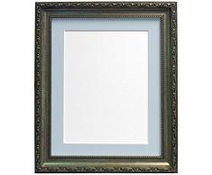 FRAMES BY POST Marco de Fotos, Estilo Shabby Chic, plÃ¡stico, Plateado, 10 x 8 Image Size 8 x 6 Inches