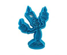 Cuticuter Lumiere Bella Y Bestia Cortador de Galletas, Azul, 8x7x1.5 cm