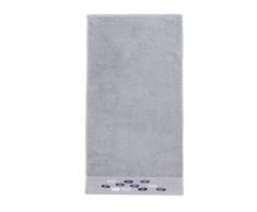 Sancarlos Peces Toalla, 100% algodÃ³n Rizo, Gris, 100x150 cm