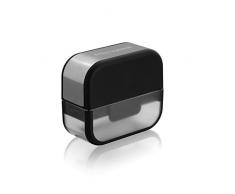 Microplane Rallador de Ajo, Acero Inoxidable, Negro, 8.89x3.81x7.62 cm