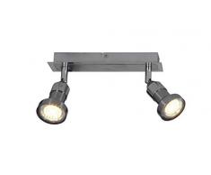 Näve Leuchten 1133242 Bregar - Lámpara LED de techo y de pared (23 cm, 2 focos)