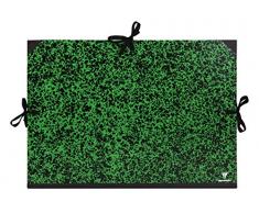 Clairefontaine Annonay Art Carpeta con Lazos, Verde, 37Â x 52Â cm