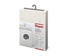 Rayen | Funda de tela para proteger la lavadora o secadora | Funda lavadora carga frontal | Cubierta impermeable para lavadora/secadora | 84 x 60 x 60 cm