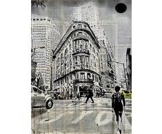 Art Group Midtown Walk Lienzo, Multicolor, 0.96 x 60 x 3 cm
