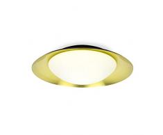 Faro Barcelona 62146 - SIDE plafon ø450 Negro/Oro Satinado led 20w 3000k