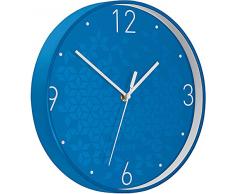 Leitz Reloj de Pared Wow, Azul, 32.5 x 31.1 cm