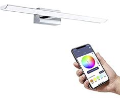 EGLO connect.z Smart Home lÃ¡mpara de espejo LED Tabiano-Z, L 60,5 cm, ZigBee, control de voz y de la aplicaciÃ³n, colores ajustables, para baÃ±o, IP44