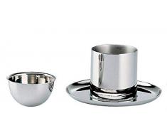Alessi Officina huevera de pieza 2 Bauhaus, plateado
