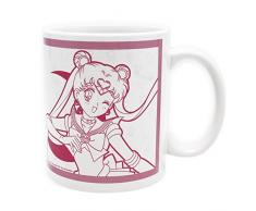 ABYstyle Sailor Moon and Luna Taza CerÃ¡mico, Multicolor