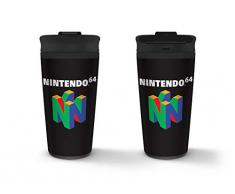Nintendo MTM25365 - Taza de viaje (metal, 15oz y 425ml, 64 ml)