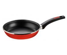 Monix Braisogona_M280024 Fresa - Sartén 24 cm de acero esmaltado roja con antiadherente Teflon Classic.