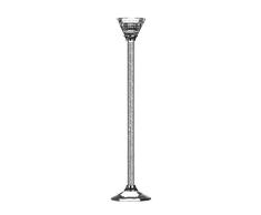 Premier Housewares - Candelabro con Efecto de Cristal en Pedazos, Transparente, Transparente, 36 x 8 x 8