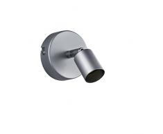 Reality Paris Foco Moderno GU10, TitÃ¡n, 8 x 8 x 11 cm