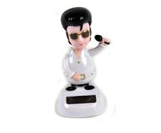 Puckator FF45 - Figura Decorativa de Elvis Preysle (6 x 5 x 10 cm, Panel Solar)