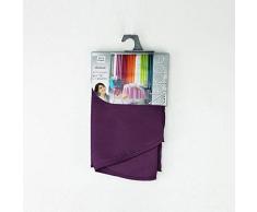 DOUCEUR DINTERIEUR - 1720416, Mantel Redondo, 180 Cm, Essentiel, Poliéster Liso, Violeta