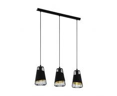 EGLO 49448 lámpara colgante, 60 W, Negro