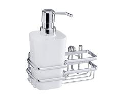 Wenko Style Conjunto para El Fregadero, Acero Inoxidable, Plata Brillante, 7x16x6 cm