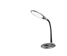 EASYmaxx 05837 Daylight LÃ¡mpara de mesa LED, 4 niveles de brillo y regulable, selecciÃ³n de 15 colores, incluye mando a distancia, aspecto metÃ¡lico