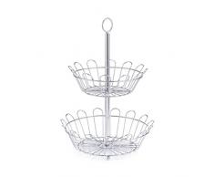 Zeller frutero CROMO 24 x 24 cm 24843