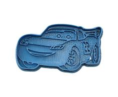 Cuticuter Rayo Mcqueen Cars Cortador de Galletas, PlÃ¡stico, Azul, 8x7x1.5 cm