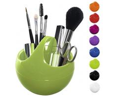 Spirella colección Bowl, Cesta 10,5 x 10,5 x 9,5 cm, poliestirol, Verde, 10.5 X 10.5 X 9.5 Cm