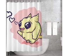 Bonamaison Cortinas de Ducha, poliÃ©ster, Multicolor, 155x220 cm