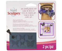 MOLDE SILICONA SCULPEY MATIPOSAS PAPILLÓN GEO
