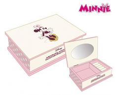 Minnie Mouse Joyero Madera de Minnie Classic (WD20191), Blanco, Ãnica