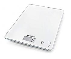 Soehnle Báscula para cocina Page Compact 300, báscula digital que pesa entre 1 g y 5 kg, peso de cocina con diseño elegante y con pantalla LCD, blanco