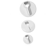 PME cortador de madreselva, juego de 3