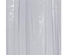 Ridder 364000-350 - Cortina de Ducha de plÃ¡stico (240 x 180 cm, Incluye enganches), Transparente