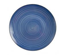 VILLA DESTE Set Plato De Fruta 6 Uds. Bi-Baita Azul