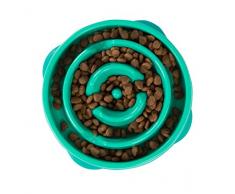 Outward Hound Kyjen 51001 Fun alimentador lenta alimentación interactivo Bloat Stop perro cuenco